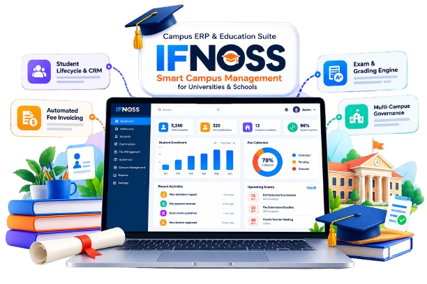 IFNOSS school and university management software for educational institutions in the UK, USA and Europe