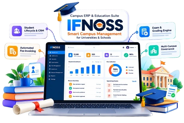 IFNOSS school and university management software for educational institutions in the UK, USA and Europe